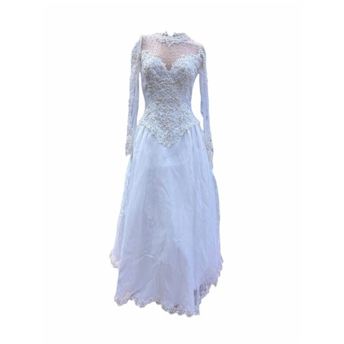 Michelangelo white beaded - white, lace